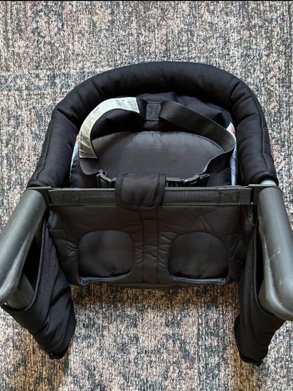 Inglesina Fast Table Chair Portable Black Clip-On High Chair Seat